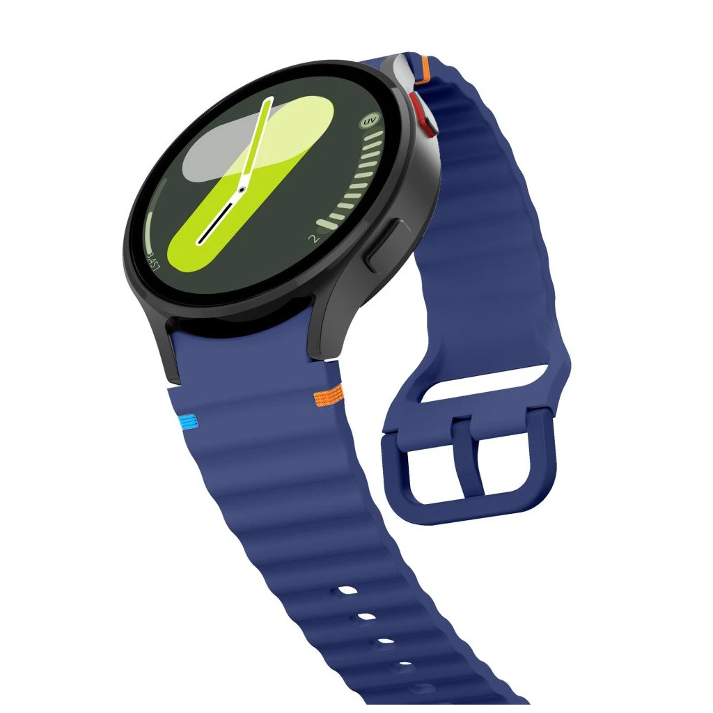 TECH-PROTECT SILICONE SPORT SAMSUNG GALAXY WATCH 4 / 5 / 5 PRO / 6 / 7 / FE készülékhez tok tengerészkék