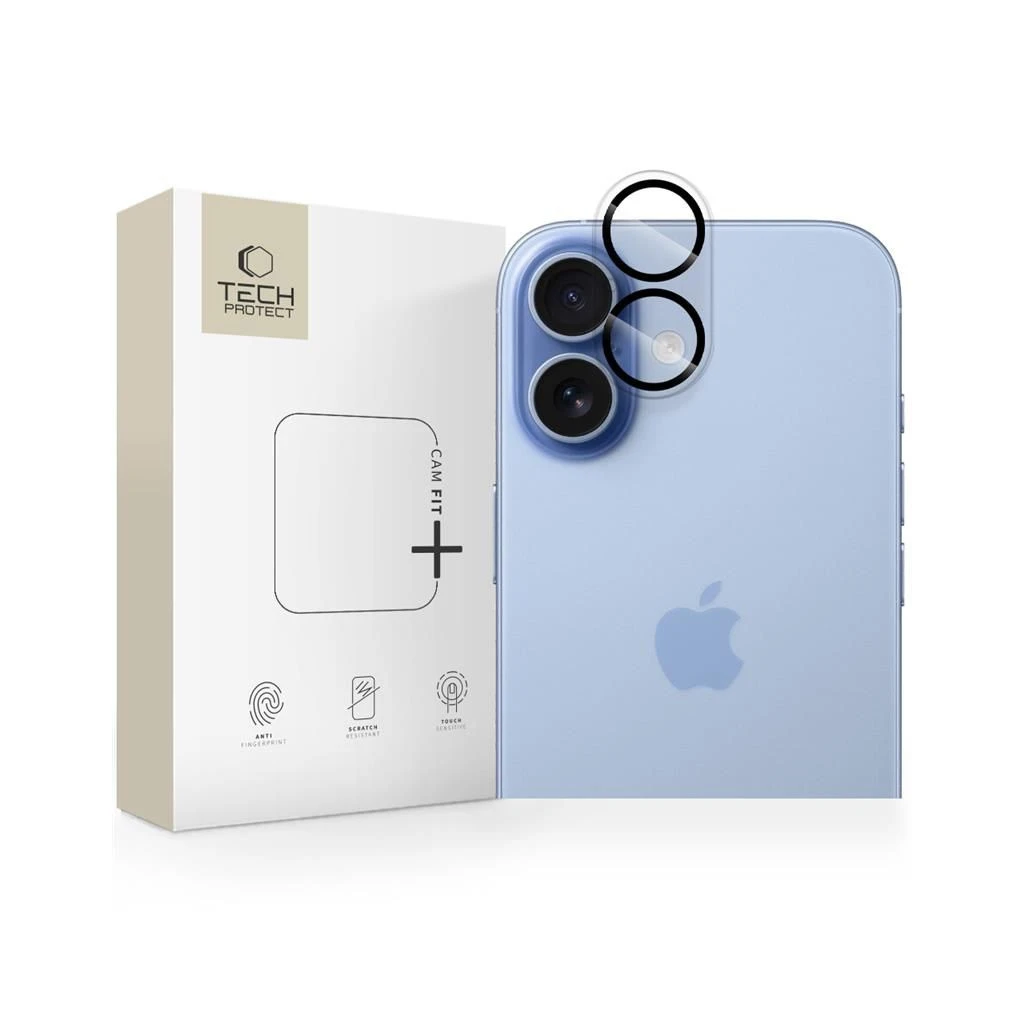 TECH-PROTECT CAM FIT+ kamera tok iPhone 17 készülékhez átlátszó