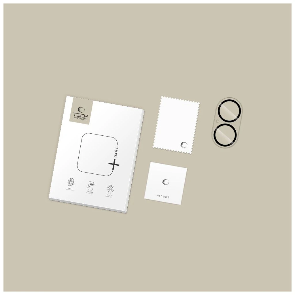 TECH-PROTECT CAM FIT+ kamera tok iPhone 17 készülékhez átlátszó