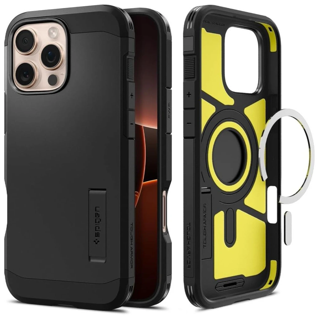 SPIGEN TOUGH ARMOR MAG MAGSAFE iPhone 16 Pro készülékhez tok fekete