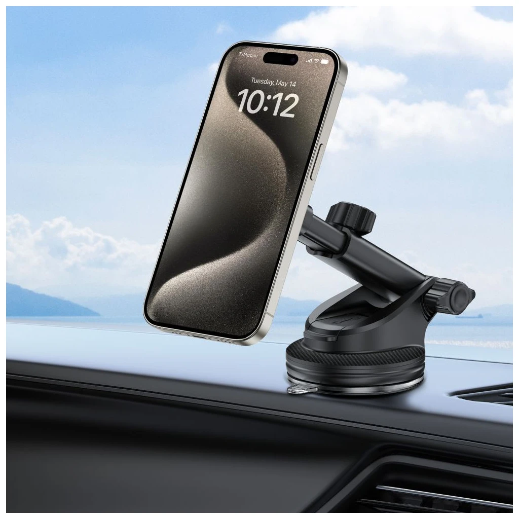 TECH-PROTECT N56 MAGNETIC MAGSAFE MŰSZERFAL ÉS SZELLŐZŐ AUTÓS TARTÓ fekete