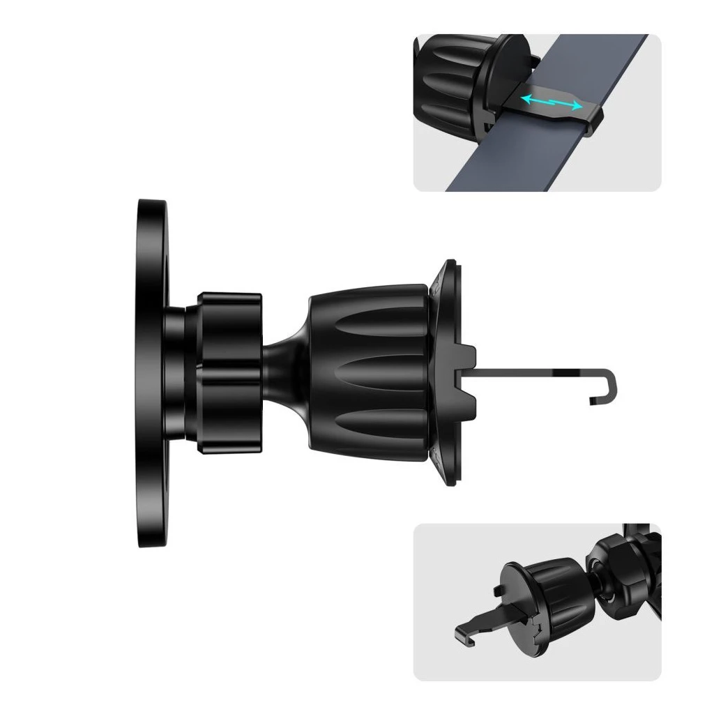 TECH-PROTECT N56 MAGNETIC MAGSAFE MŰSZERFAL ÉS SZELLŐZŐ AUTÓS TARTÓ fekete