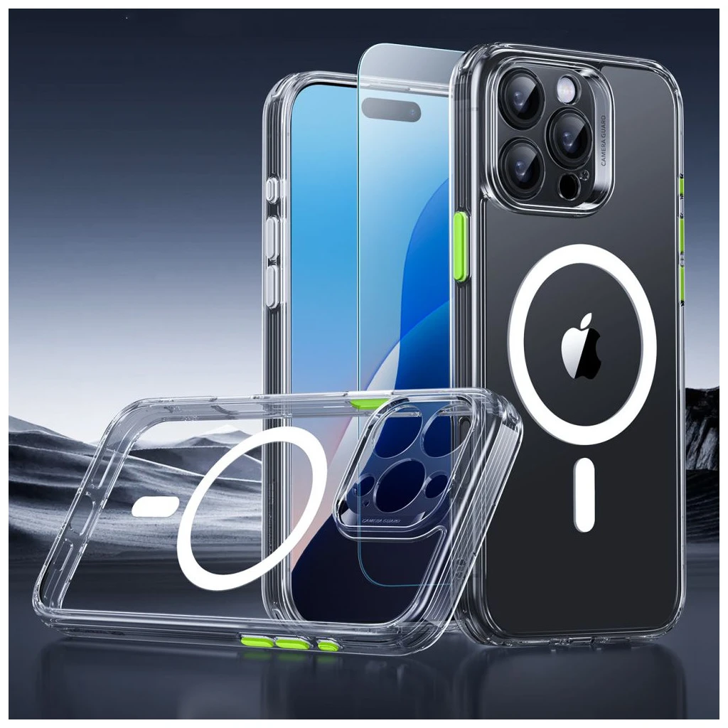 ESR CLASSIC PRO SET HALOLOCK MAGSAFE iPhone 16 Pro tok készülékhez átlátszó