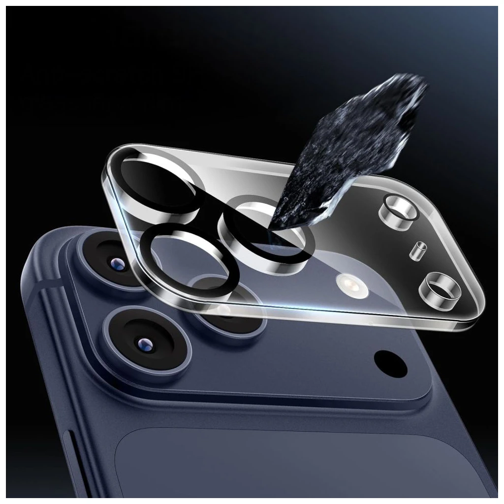 Tech-Protect Cam Fit+ iPhone 17 Pro Max készülékhez kamera lencsédvédő átlátszó