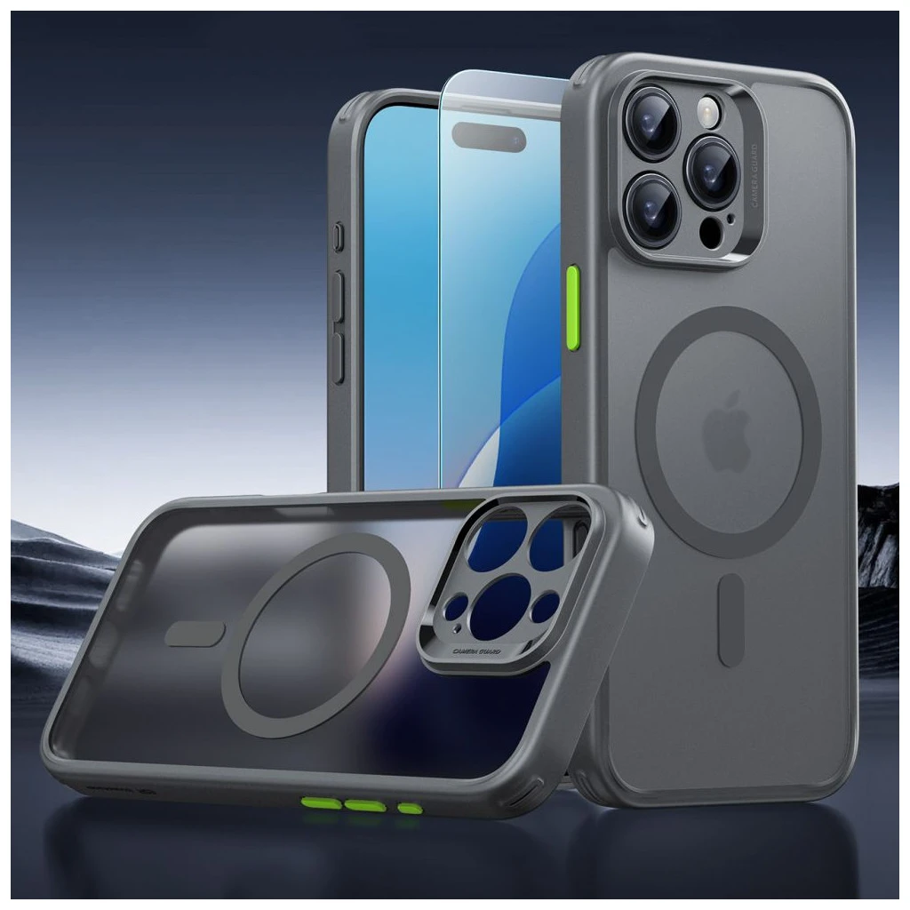 ESR Classic Pro Set HaloLock MagSafe iPhone 16 Pro Max készülékhez tok fagyott szürke