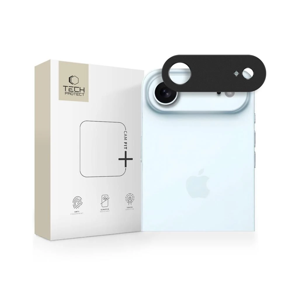 TECH-PROTECT CAMALLOY FIT+ iPhone Air készülékhez tok fekete