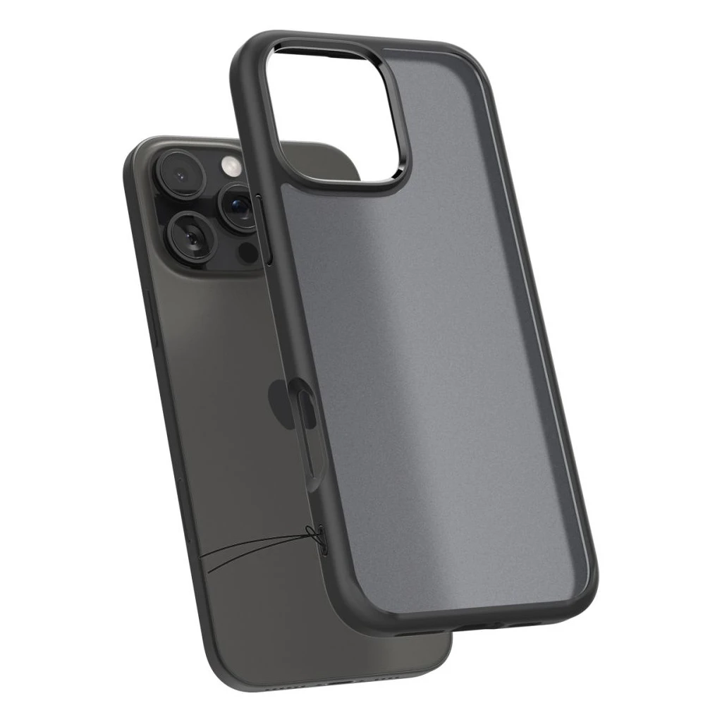 SPIGEN ULTRA HYBRID iPhone 16 Pro készülékhez tok FROST fekete