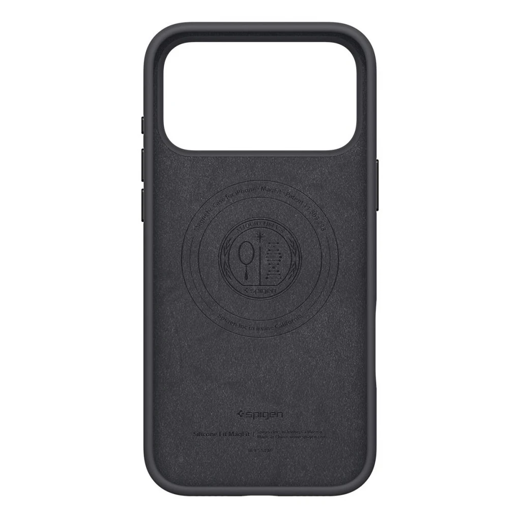 SPIGEN SILICONE FIT MAG MAGSAFE iPhone 17 Pro Max készülékhez tok fekete