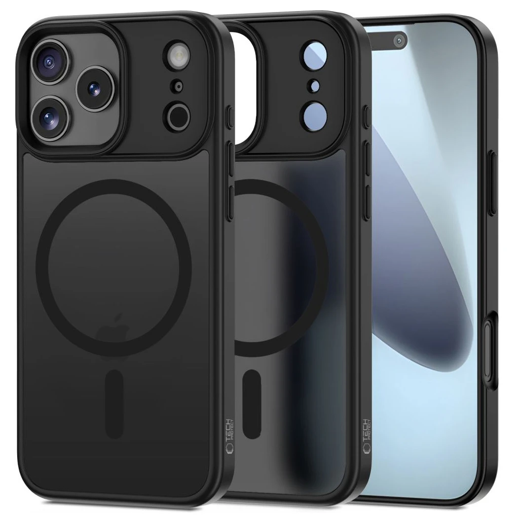 TP MATT MAGSAFE iPhone 17 Pro Max készülékhez tok matt fekete