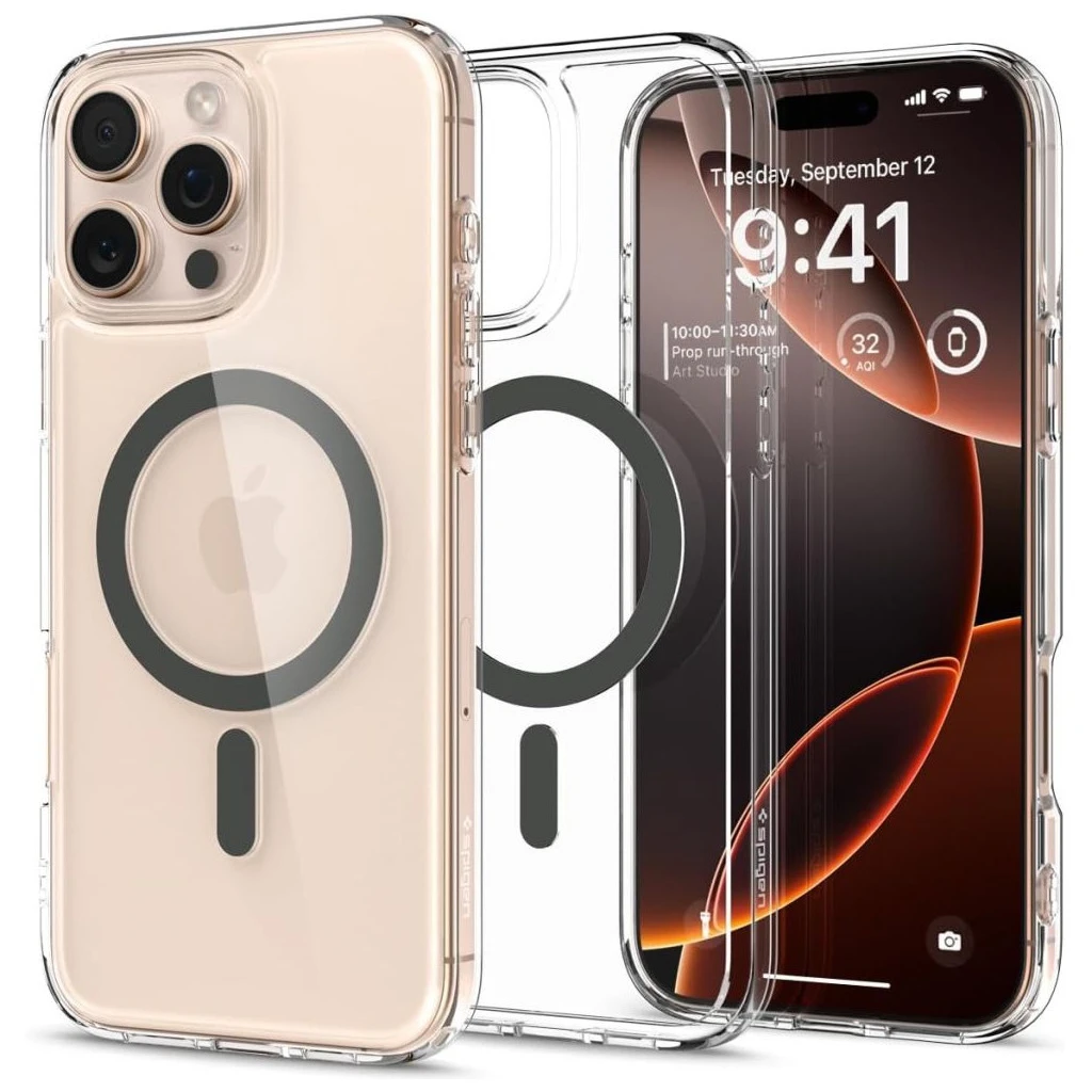 SPIGEN ULTRA HYBRID MAG MAGSAFE iPhone 16 Pro készülékhez tok grafit