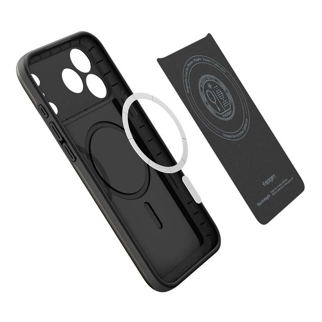 SPIGEN THIN FIT MAG MAGSAFE iPhone 17 Pro Max készülékhez tok fekete