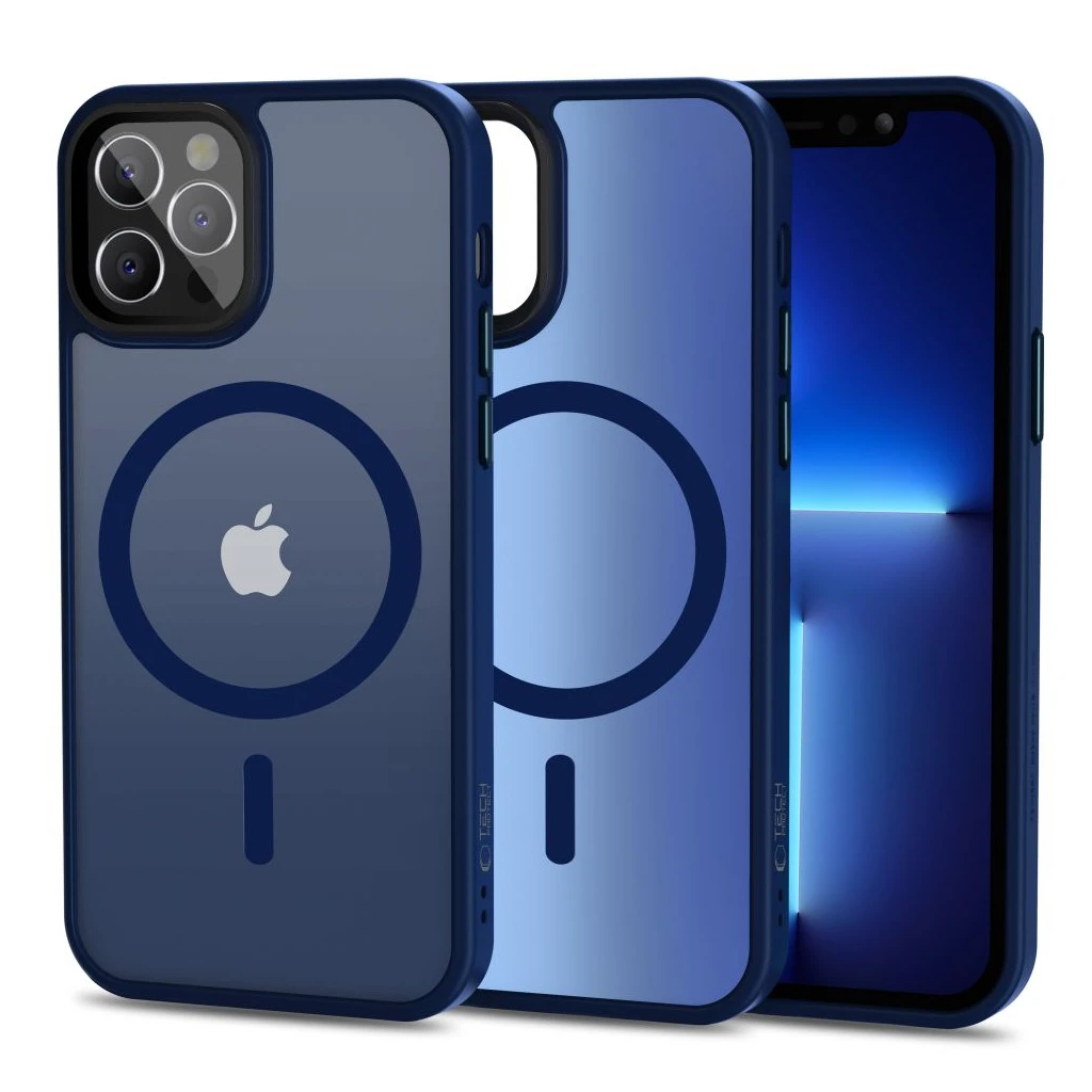 TECH-PROTECT MAGMAT MAGSAFE iPhone 12 / 12 Pro tok készülékhez – tengerészkék