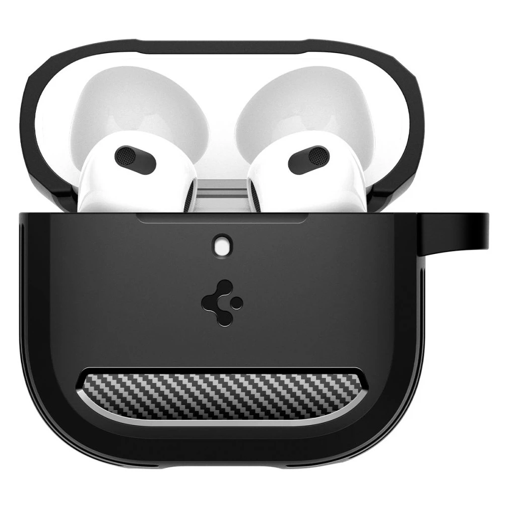 SPIGEN RUGGED ARMOR Apple AirPods 4 készülékhez tok matt fekete