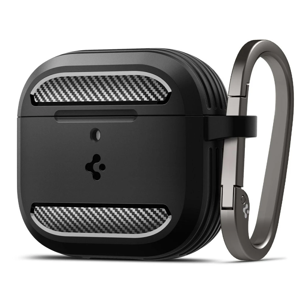 SPIGEN RUGGED ARMOR Apple AirPods 4 készülékhez tok matt fekete
