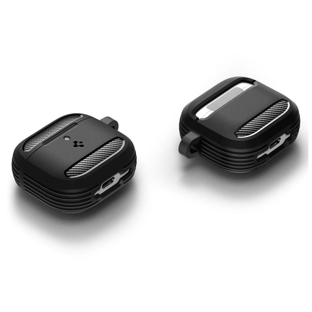SPIGEN RUGGED ARMOR Apple AirPods 4 készülékhez tok matt fekete