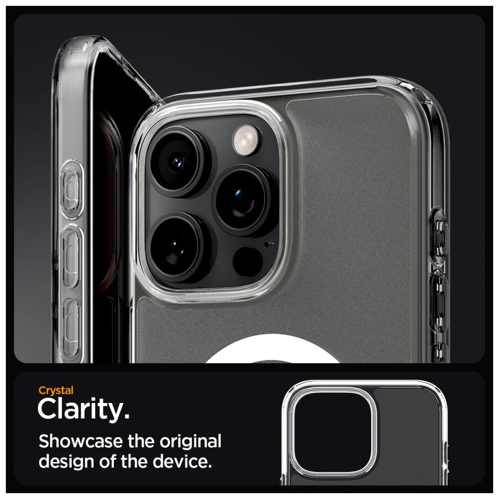 SPIGEN ULTRA HYBRID MAG MAGSAFE iPhone 16 Pro készülékhez tok Frost Clear