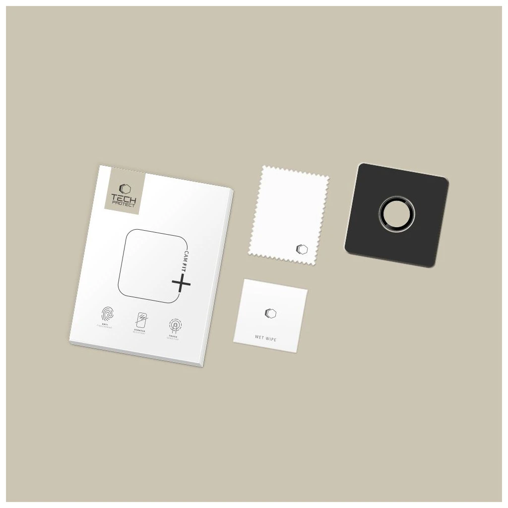 TECH-PROTECT CAMRING FIT+ iPhone Air készülékhez tok fekete