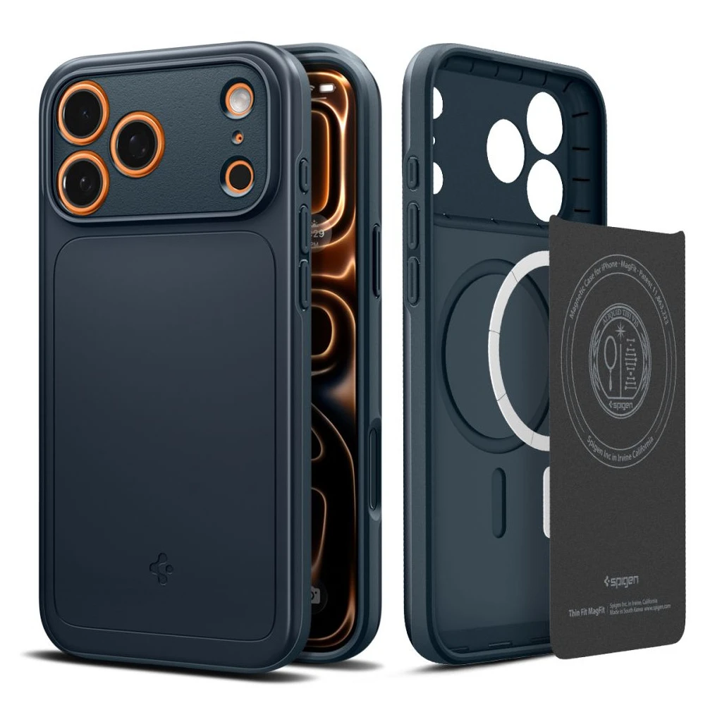 SPIGEN THIN FIT MAG MAGSAFE iPhone 17 Pro Max készülékhez tok – Metal Slate