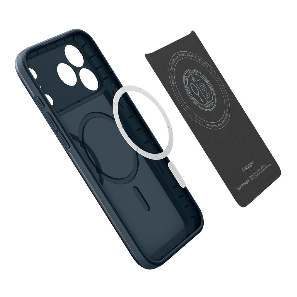 SPIGEN THIN FIT MAG MAGSAFE iPhone 17 Pro Max készülékhez tok – Metal Slate