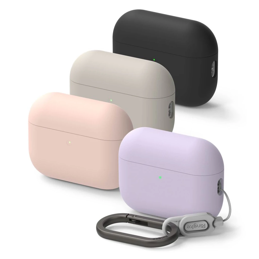 Ringke Silicone Apple AirPods Pro 3 készülékhez tok világos lila