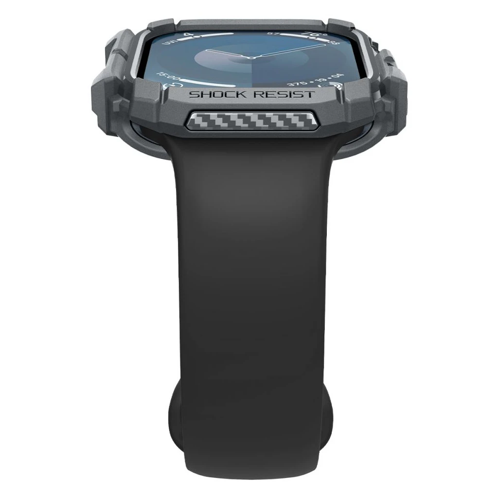 SPIGEN RUGGED ARMOR Apple Watch 10/11 készülékhez védőtok (46 MM) sötétszürke