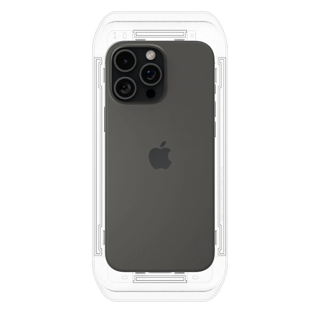 SPIGEN GLAS.TR EZ FIT 2-PACK iPhone 16 Pro / 17 / 17 Pro készülékhez privatizáló üveg kijelzővédő