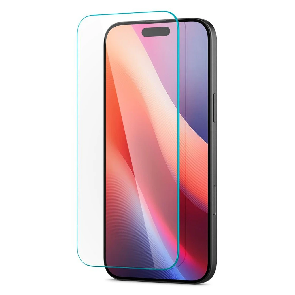 SPIGEN GLAS.TR Slim iPhone 16 Pro készülékhez törésálló kijelzővédő átlátszó