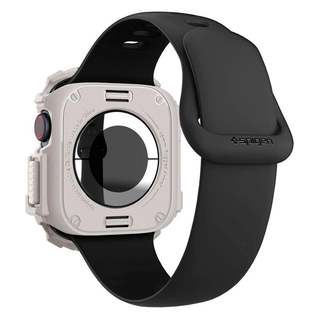 SPIGEN RUGGED ARMOR Apple Watch 10/11 (46 MM) készülékhez tok – dűne bézs
