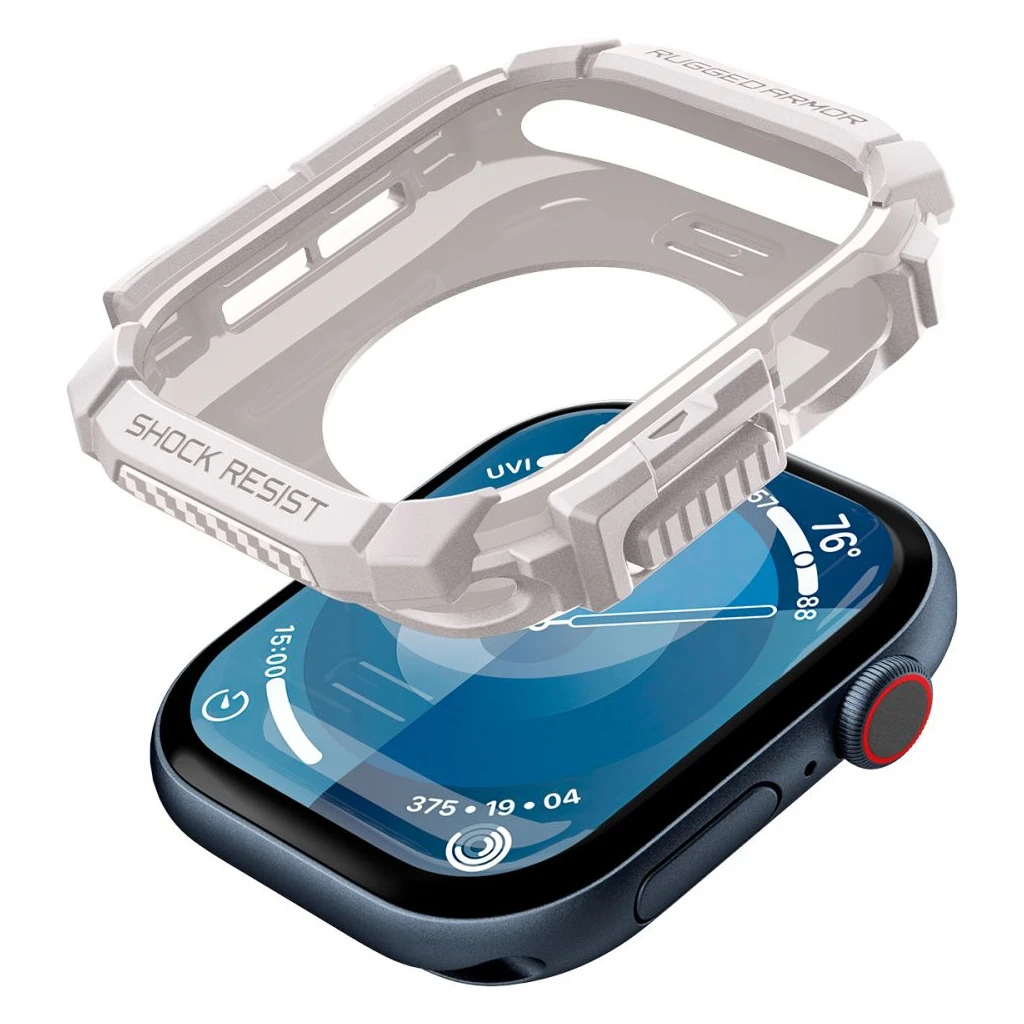 SPIGEN RUGGED ARMOR Apple Watch 10/11 (46 MM) készülékhez tok – dűne bézs