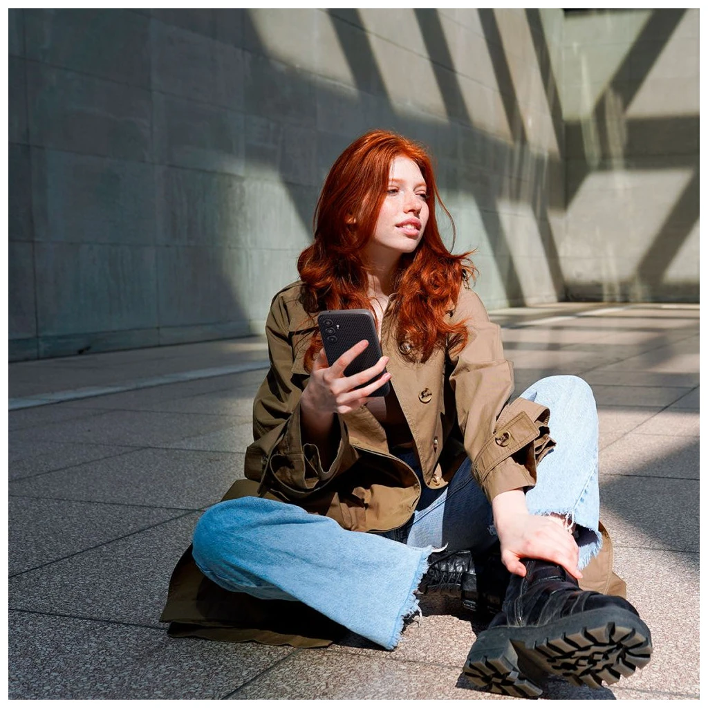 SPIGEN Liquid Air Samsung Galaxy A54 5G készülékhez tok – fekete