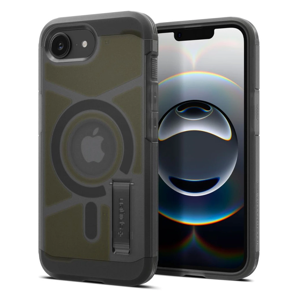 SPIGEN TOUGH ARMOR MAG MAGSAFE iPhone 16E készülékhez tok frost fekete