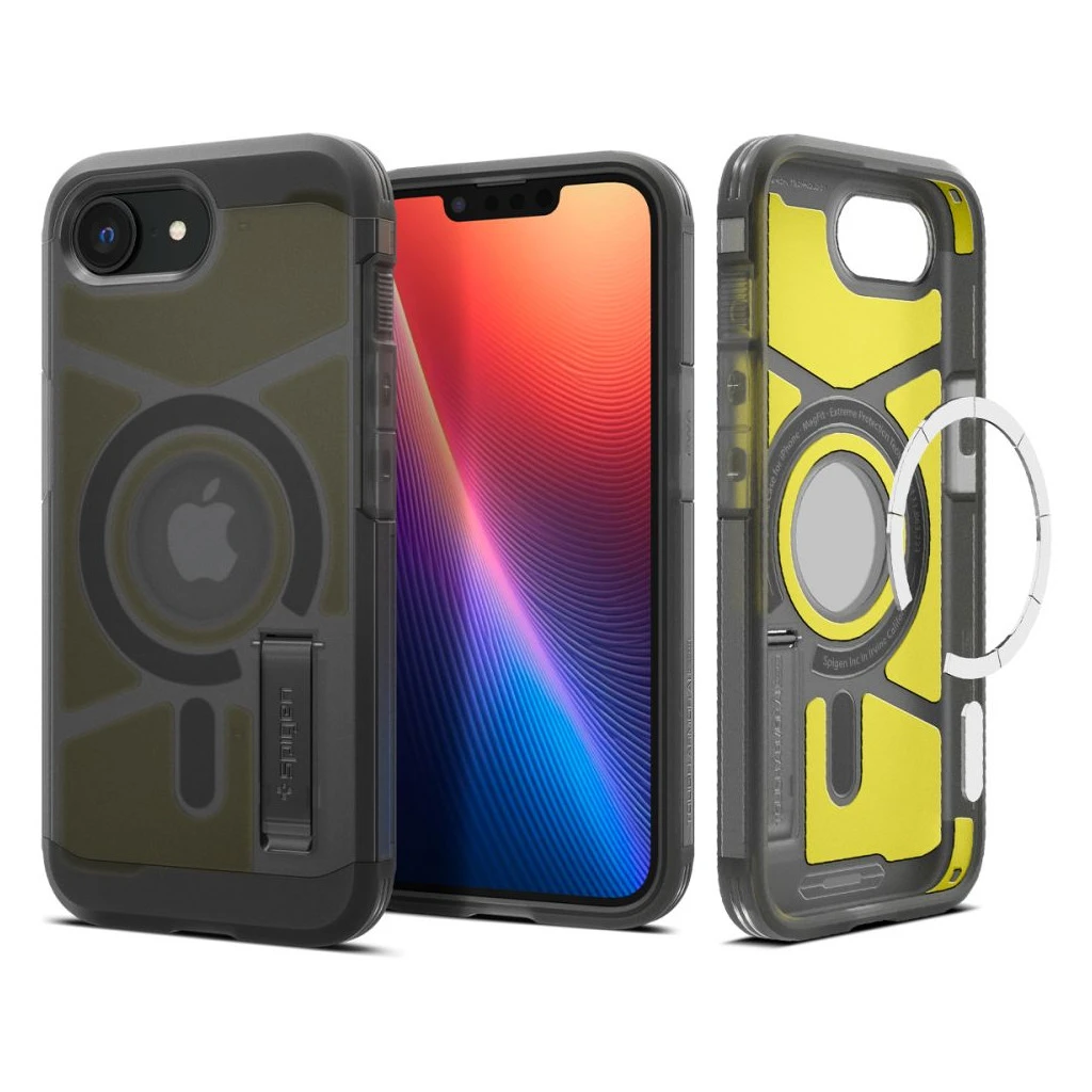 SPIGEN TOUGH ARMOR MAG MAGSAFE iPhone 16E készülékhez tok frost fekete