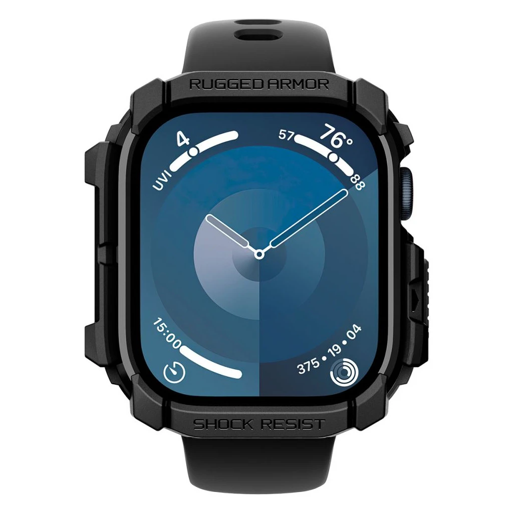 SPIGEN RUGGED ARMOR Apple Watch 10/11 (42 MM) készülékhez tok, matt fekete