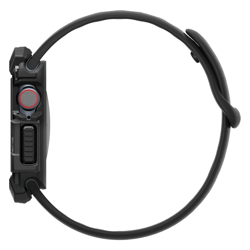 SPIGEN RUGGED ARMOR Apple Watch 10/11 (42 MM) készülékhez tok, matt fekete