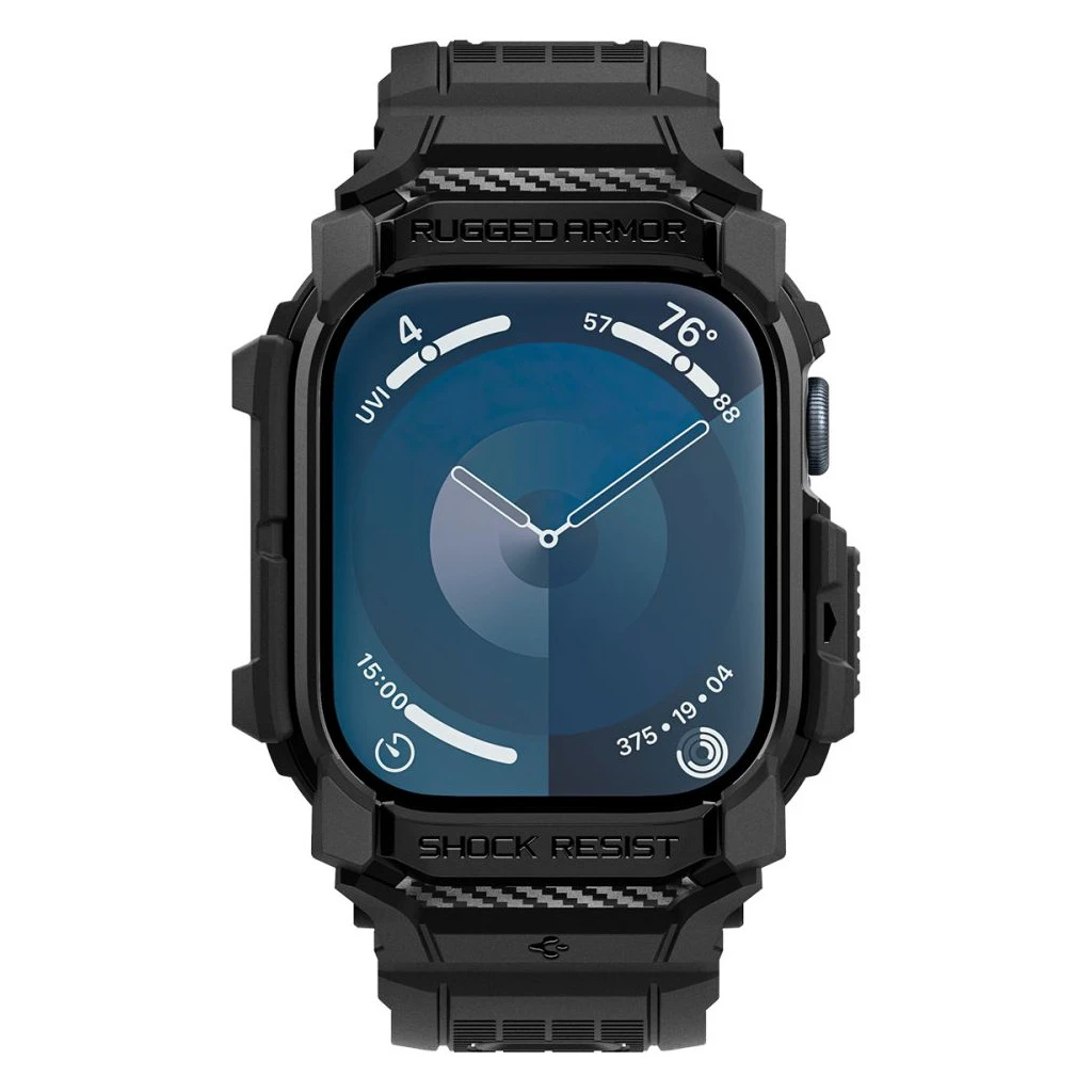 SPIGEN RUGGED ARMOR PRO Apple Watch tok Apple Watch 10/11 (42 mm) készülékhez, matt fekete