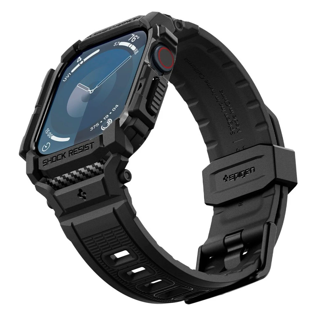 SPIGEN RUGGED ARMOR PRO Apple Watch tok Apple Watch 10/11 (42 mm) készülékhez, matt fekete
