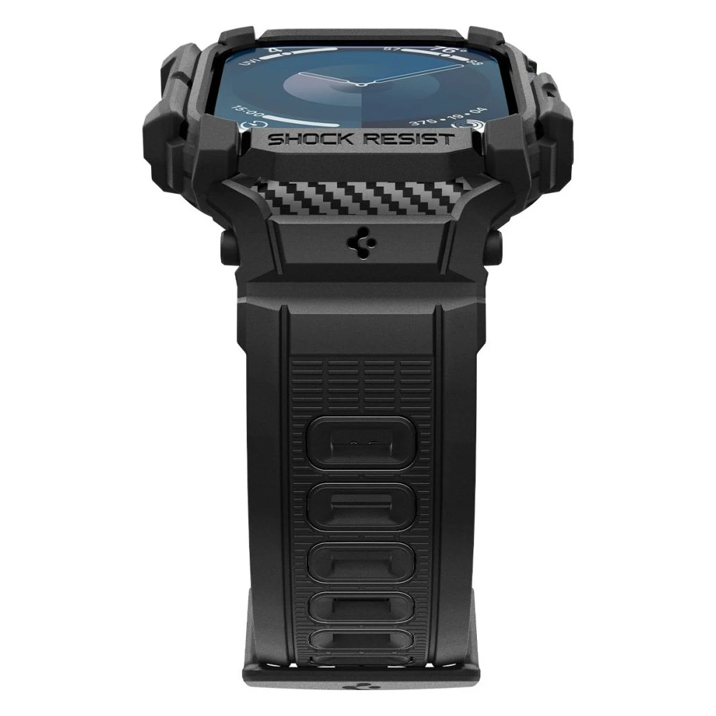 SPIGEN RUGGED ARMOR PRO Apple Watch tok Apple Watch 10/11 (42 mm) készülékhez, matt fekete