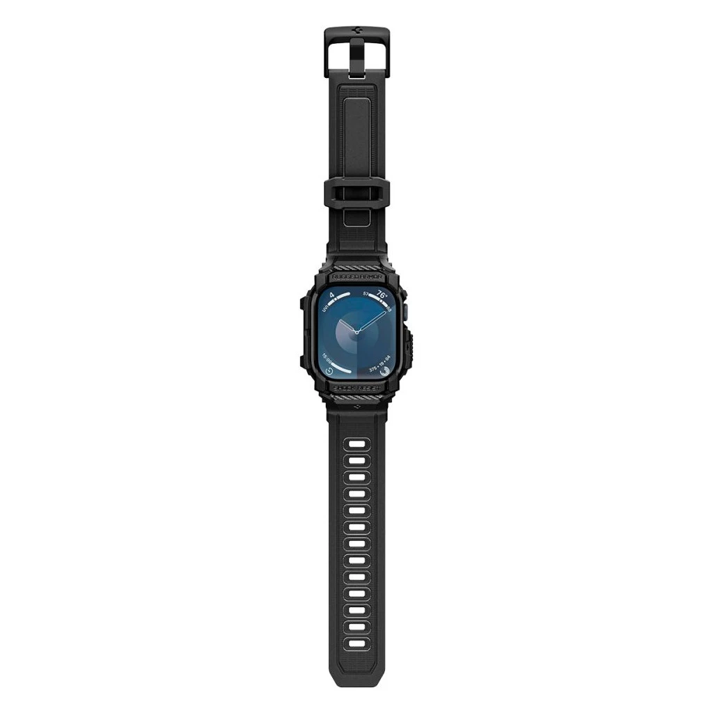 SPIGEN RUGGED ARMOR PRO Apple Watch tok Apple Watch 10/11 (42 mm) készülékhez, matt fekete