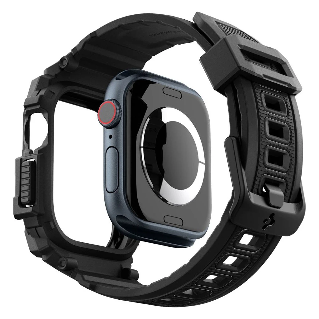 SPIGEN RUGGED ARMOR PRO Apple Watch tok Apple Watch 10/11 (42 mm) készülékhez, matt fekete