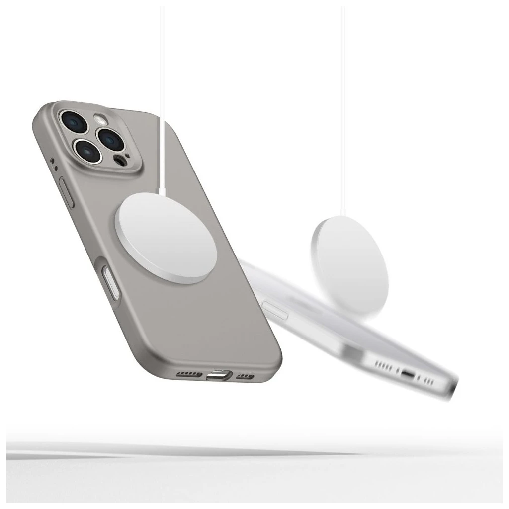 TECH-PROTECT LIQUID SILICONE MAGSAFE iPhone 16 Pro Max készülékhez tok, kőszürke