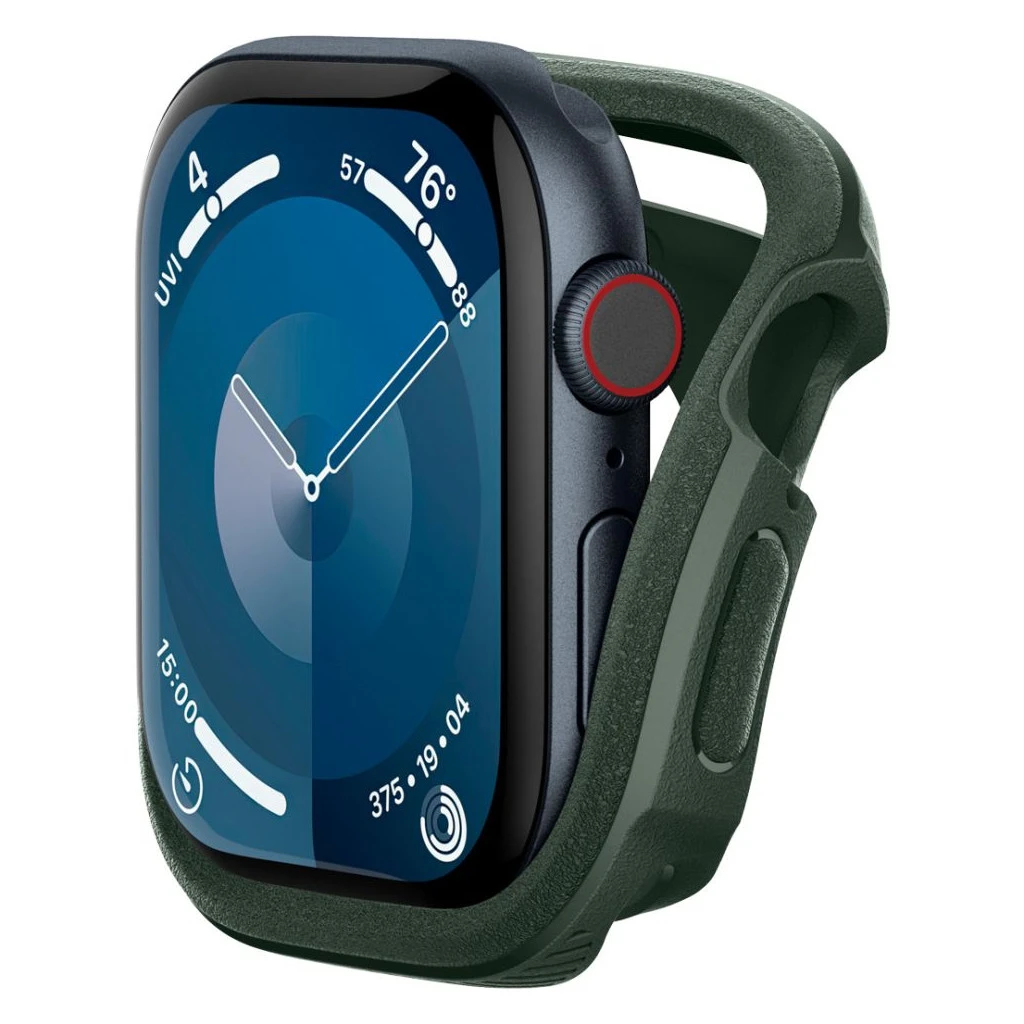 CASEOLOGY VAULT Apple Watch 10/11 (46 MM) készülékhez tok éjzöld