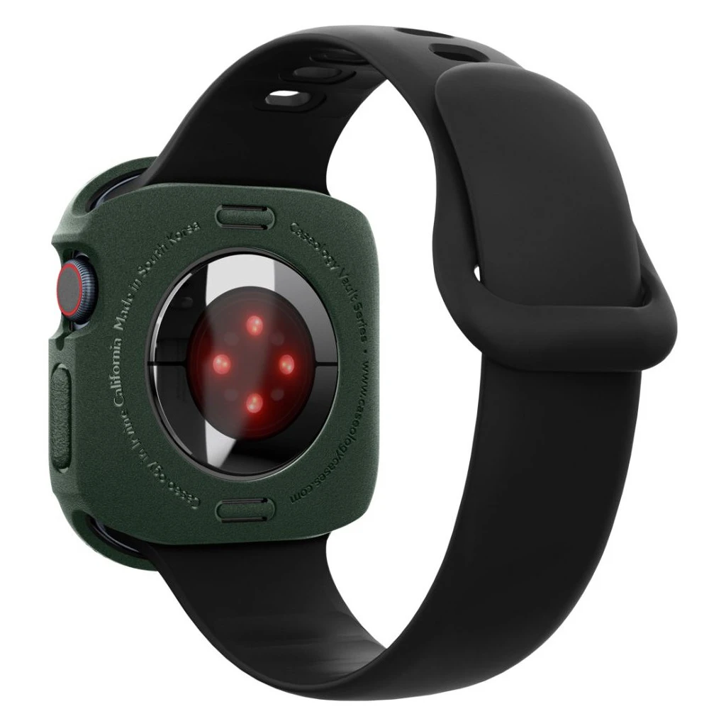 CASEOLOGY VAULT Apple Watch 10/11 (46 MM) készülékhez tok éjzöld