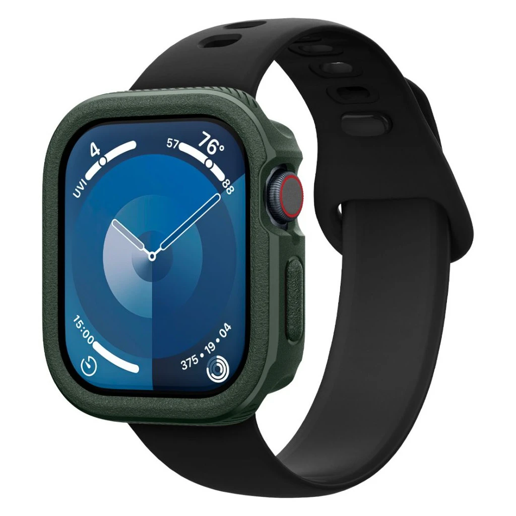 CASEOLOGY VAULT Apple Watch 10/11 (46 MM) készülékhez tok éjzöld