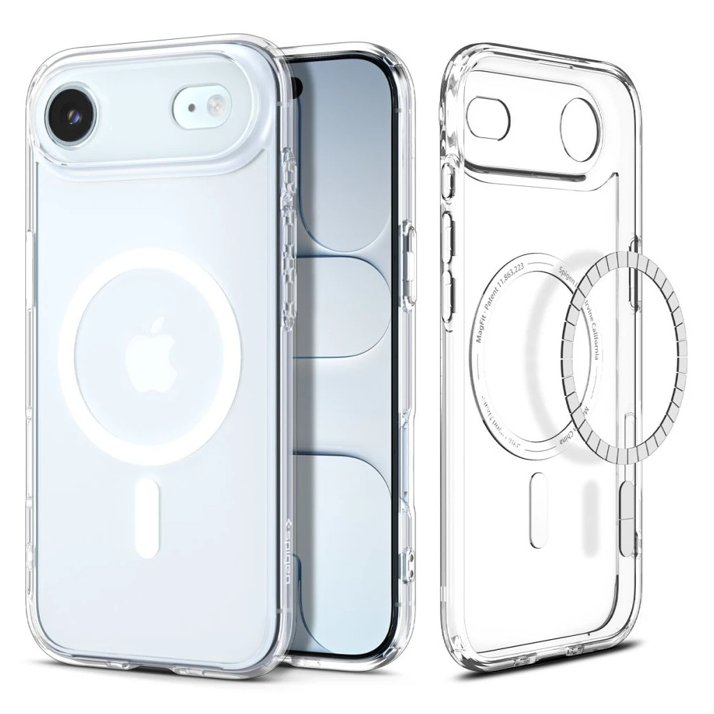 SPIGEN ULTRA HYBRID MAG MAGSAFE iPhone Air készülékhez tok, átlátszó/fehér