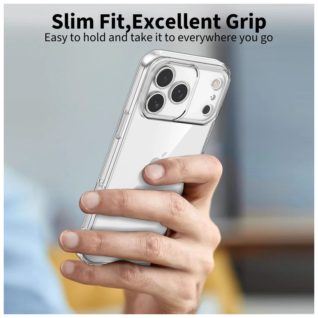 TECH-PROTECT FLEXAIR iPhone 17 Pro Max készülékhez tok átlátszó