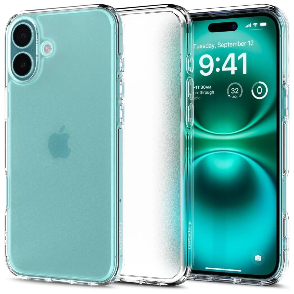 SPIGEN ULTRA HYBRID iPhone 16 készülékhez tok FROST CLEAR