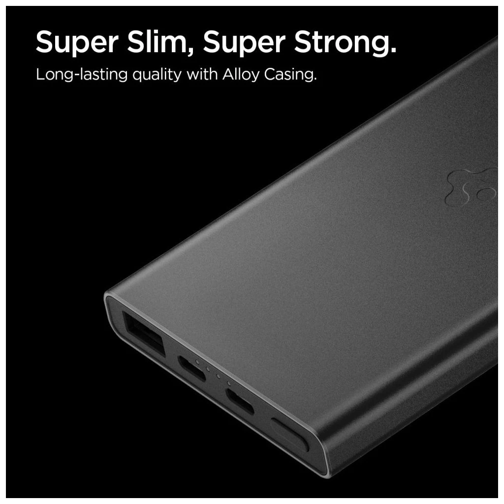 SPIGEN ESSENTAIL EA2210 hordozható töltő 10000MAH 22.5W fekete