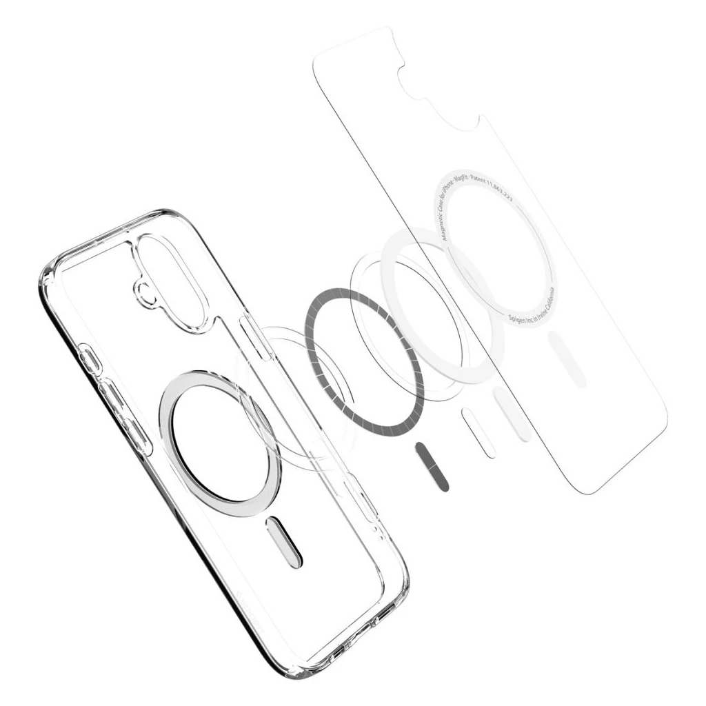 SPIGEN ULTRA HYBRID MAG MAGSAFE iPhone 16 készülékhez tok fehér