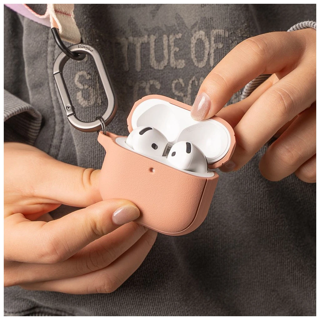 RINGKE ONYX MAGNETIC MAGSAFE APPLE AIRPODS 4 CONSTANT készülékhez tok korall