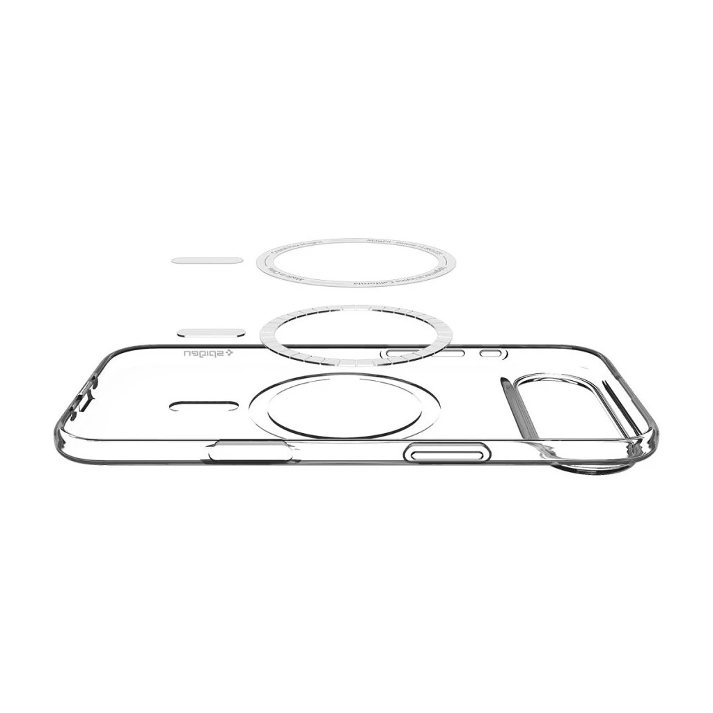 SPIGEN LIQUID CRYSTAL MAG MagSafe iPhone Air készülékhez tok áttetsző/fehér